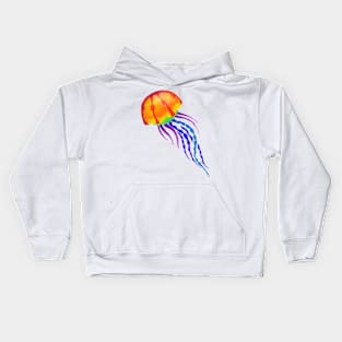 Rainbow Jellyfish Kids Hoodie